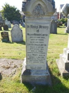 Family grave in Prestatyn churchyard.
