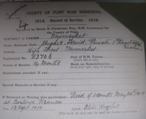 index card david hughes