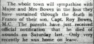 Prestatyn Weekly, 11th August 1917